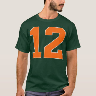 Nummer 12 Sport Orange lustig T-Shirt