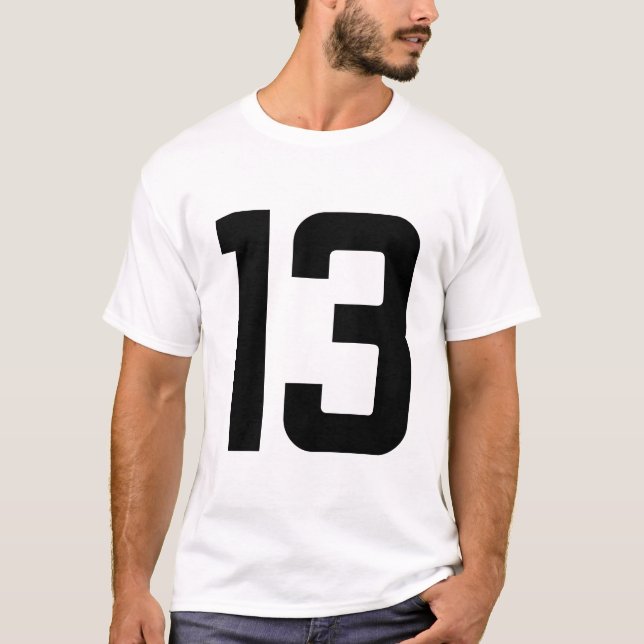 NUMMER 13 T-Shirt (Vorderseite)