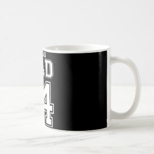 Nummer 14 Benutzerdefinierte Stolze Fußball Dad Pe Kaffeetasse