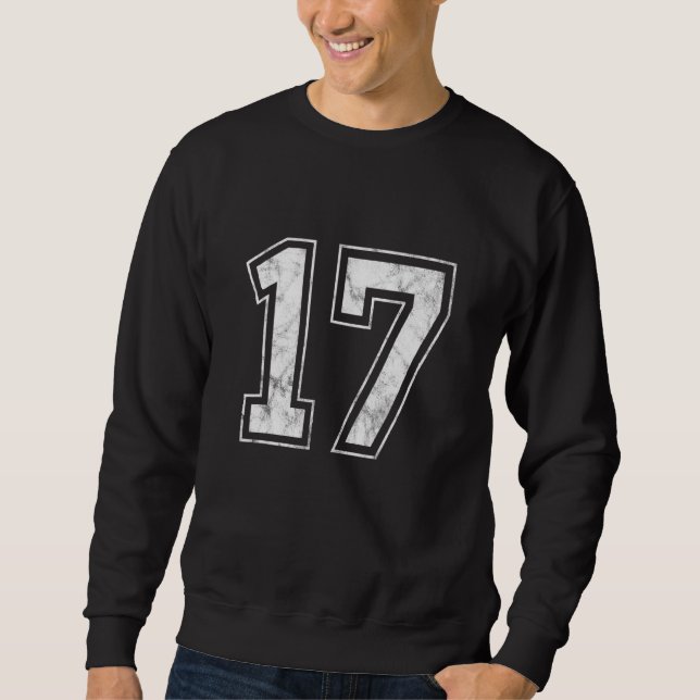 Nummer 17 sweatshirt (Vorderseite)
