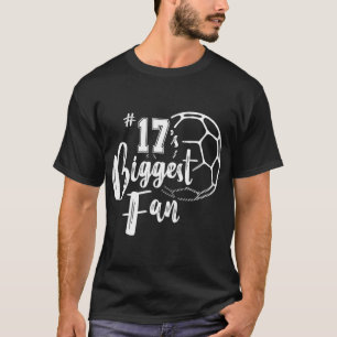 Nummer 17's größter Fan Soccer Player Mama Vater F T-Shirt