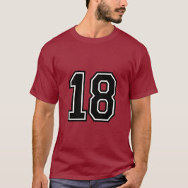 Nummer 18 Uni-Sporttrikot | 18. Geburtstag T-Shirt