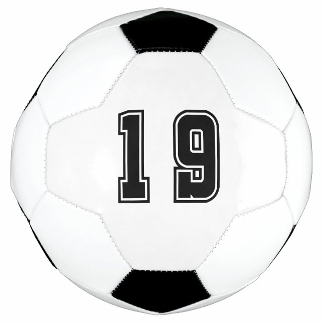Nummer 19 fußball (Vorderseite)