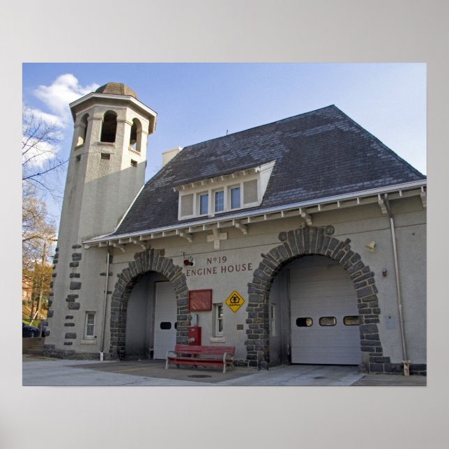 Nummer 19 Motor House in Washington, D.C. Poster (Vorne)