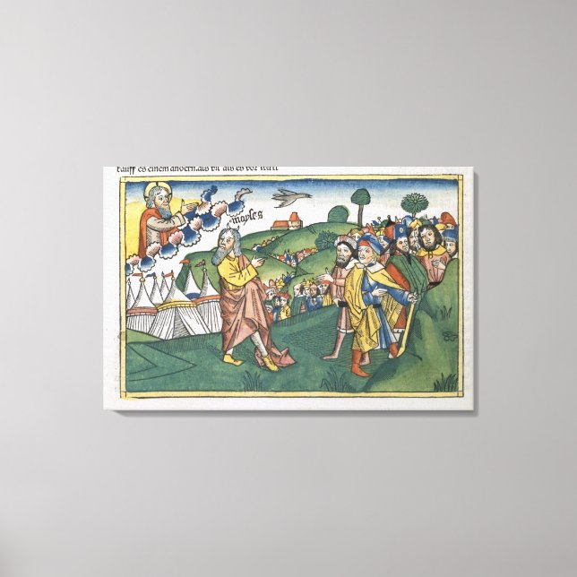 Nummer 1 1-20 Vorbereitung der Reise von Moun Leinwanddruck (Vorderseite)