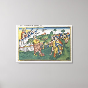 Nummer 1 1-20 Vorbereitung der Reise von Moun Leinwanddruck