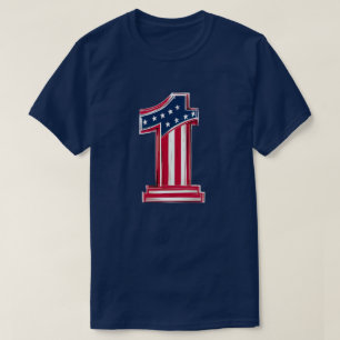 Nummer 1 Amerikaner T-Shirt