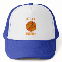 Nummer #1 Basketball-Lüfter mit Ihrem Namen