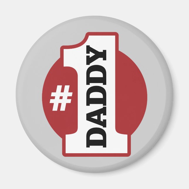Nummer 1 Daddy Magnet (Vorne)