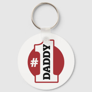 Nummer 1 Daddy Schlüsselanhänger