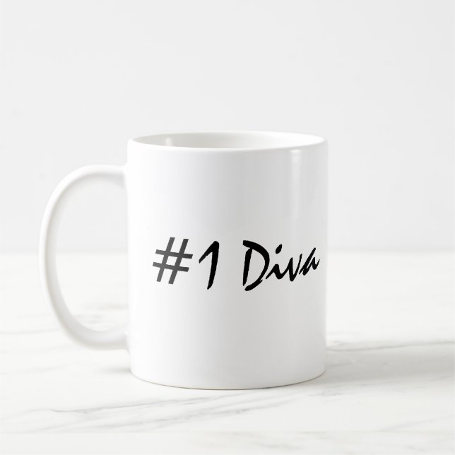 Nummer 1 Diva Kaffeetasse (Links)