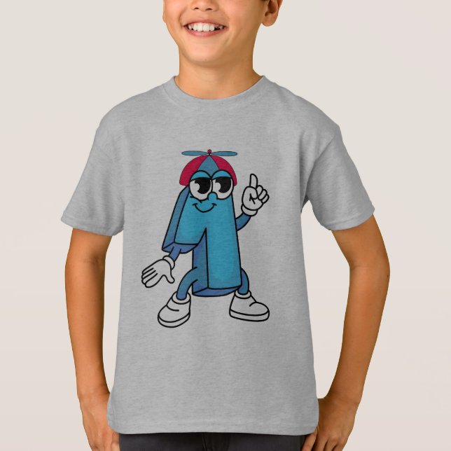 Nummer 1 erste Ziffer T-Shirt (Vorderseite)