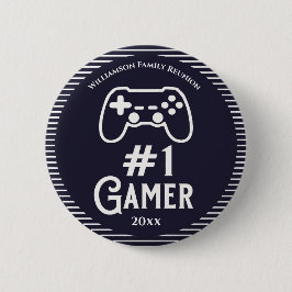 Nummer 1 Gamer Award Family Wiedersehen Button