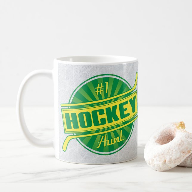 Nummer 1 Hockey Tante Tasse (Mit Donut)