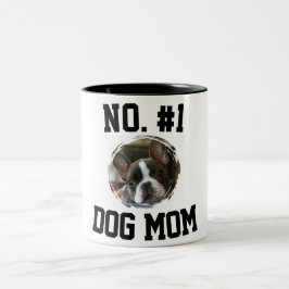 Nummer 1 Hund Mama Mutti Muttertag Tierliebhaber Zweifarbige Tasse