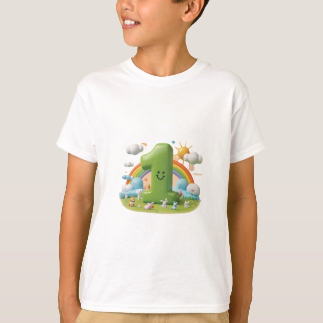 Nummer 1 Kid T-Shirt (Vorderseite)