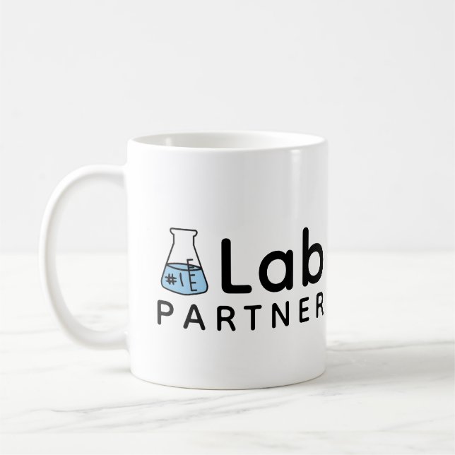 Nummer 1 Labrador Partner Science Friend Erlenmeye Kaffeetasse (Links)