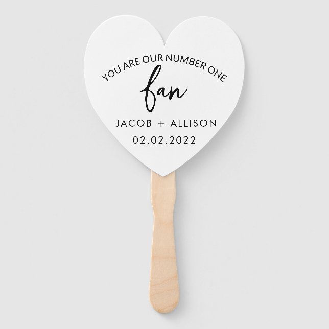 Nummer 1 Lüfter Fächer (Vorderseite)