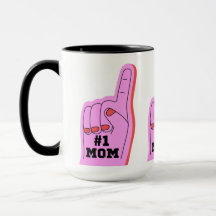 NUMMER 1 MAMA FUNNY MOTHERY DAY TASSE