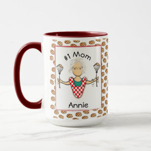 Nummer 1 Mama Oma Mütter Tag Cartoon Tasse
