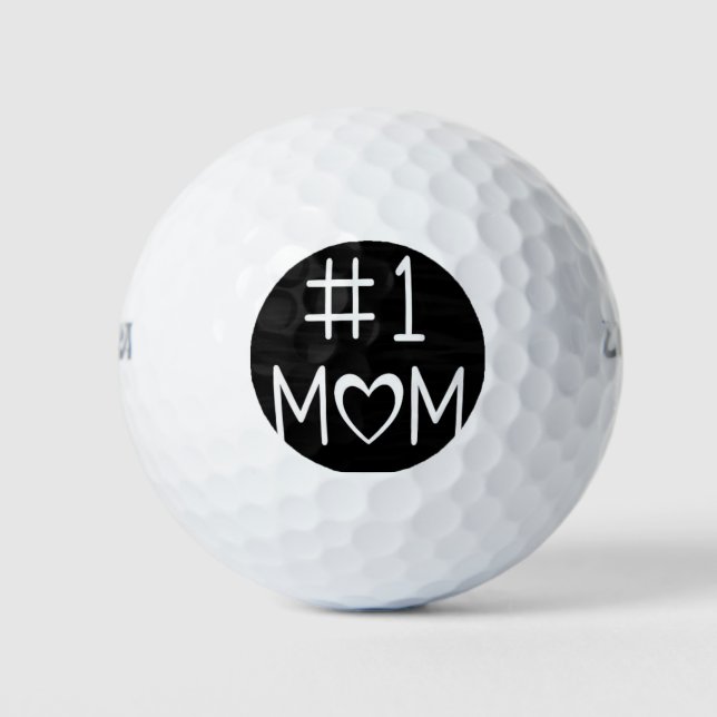 **NUMMER 1 MAMA** PERSONALISIERTER GOLFBALL (Vorderseite)