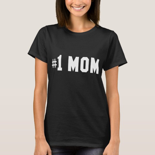 Nummer 1 Mama T-Shirt (Vorderseite)