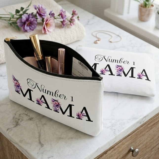 Nummer 1 Mama Zubehörtasche (Von Creator hochgeladen)