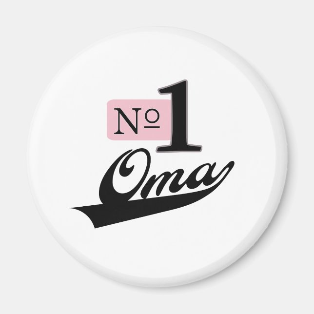 Nummer 1 Oma Magnet (Vorne)
