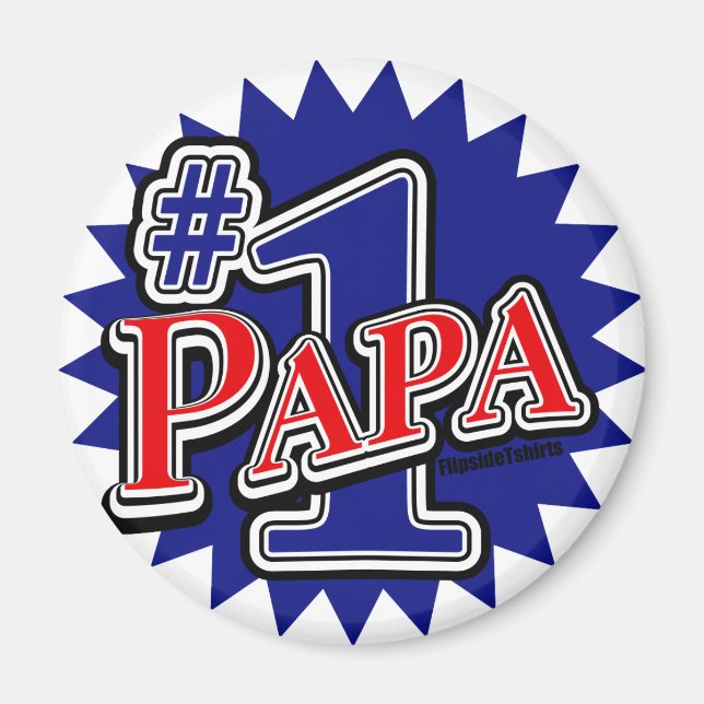 Nummer 1 Papa Magnet (Vorne)