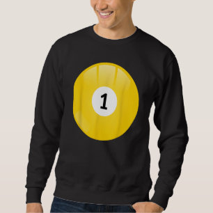 Nummer 1 Pool Ball Sweatshirt