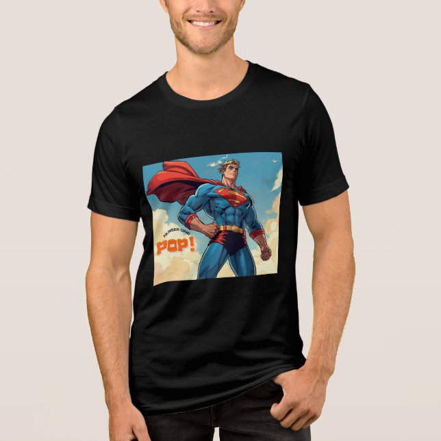 Nummer 1 Pop Tri-Blend Shirt (Vorderseite)