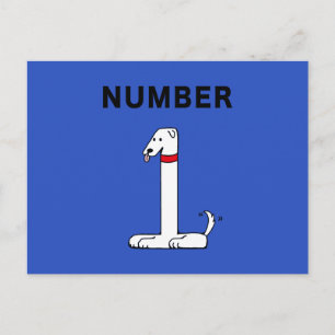 Nummer 1 postkarte