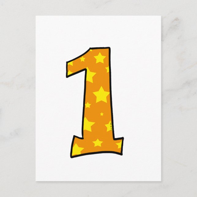 Nummer 1 postkarte (Vorderseite)