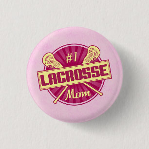 Nummer 1 Schaltfläche für die Lacrosse-Mama Button