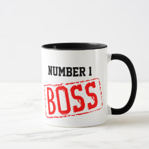 Nummer 1 Tasse für den Boss-Kaffee   Motivierend