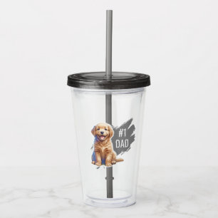 Nummer 1 Vater Custom Acrylic Tumbler Acryltrinkbecher