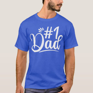 Nummer 1 Vater Design für den Vatertag T-Shirt