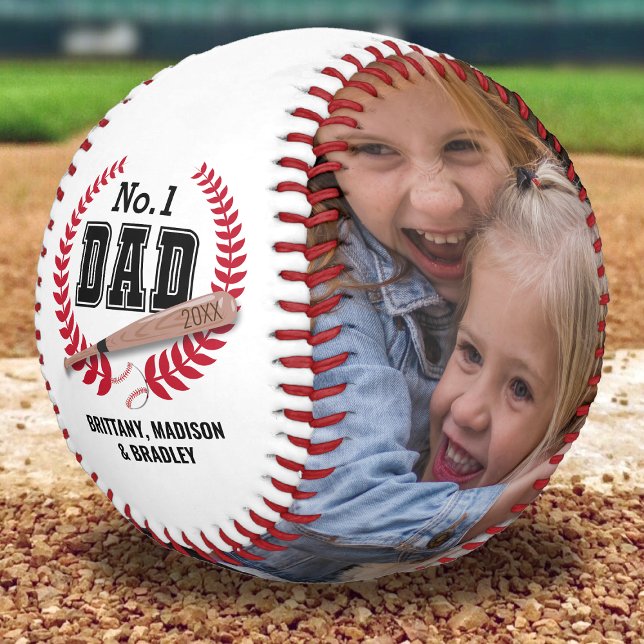 Nummer 1 Vater Geburtstag/Vatertag Baseball (Von Creator hochgeladen)