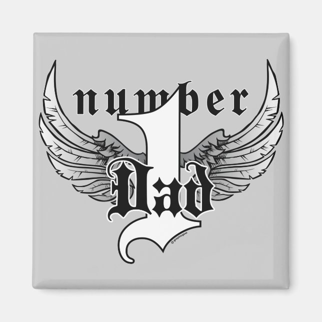 Nummer 1 Vater Magnet (Vorne)