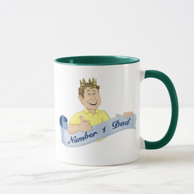 Nummer 1 Vater Tasse (Rechts)