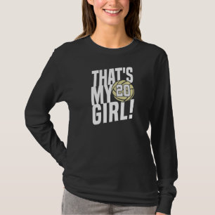 Nummer 20 Das ist mein 20 Volleyball Mama Vater T-Shirt