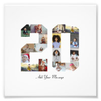 Nummer 20 FotoCollage