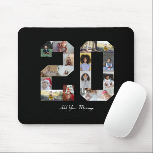 Nummer 20 FotoCollage Mousepad