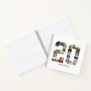 Nummer 20 FotoCollage Notizbuch