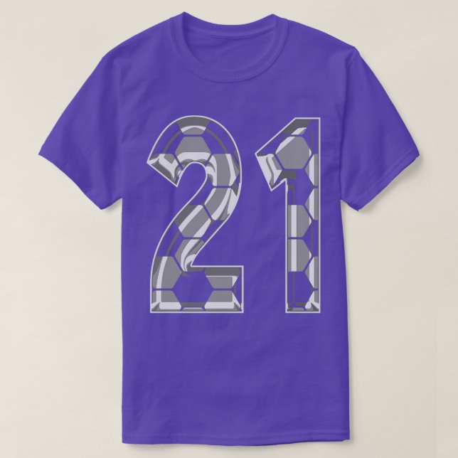 Nummer 21 Jersey 21 Mama Player Fan T-Shirt (Design vorne)