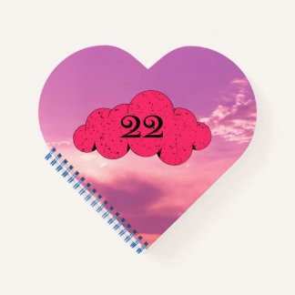 Nummer 22 Spiralheft Notizbuch