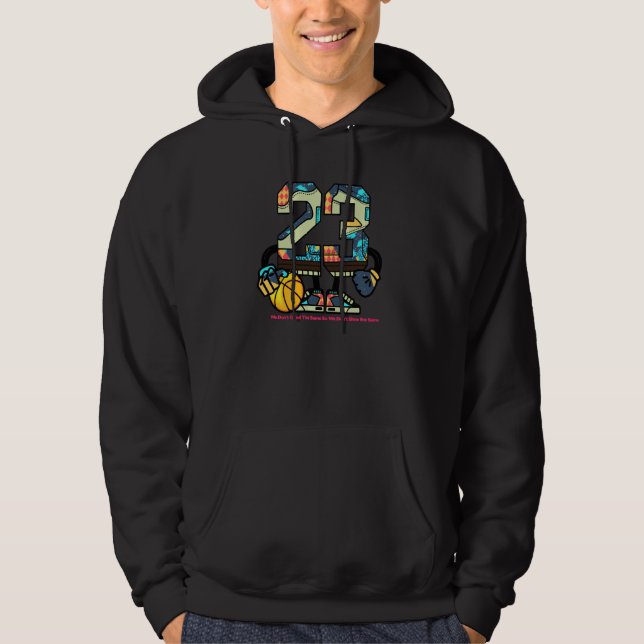 Nummer 23 2 Air Biohack 1s Hoodie (Vorderseite)