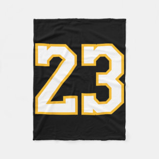 Nummer 23 Front und Byck Bysketbyll Jersey Lila Fleecedecke