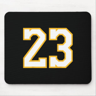 Nummer 23 Front und Byck Bysketbyll Jersey Lila Mousepad