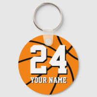 Nummer 24 Basketball-Schlüsselanhänger | Personali